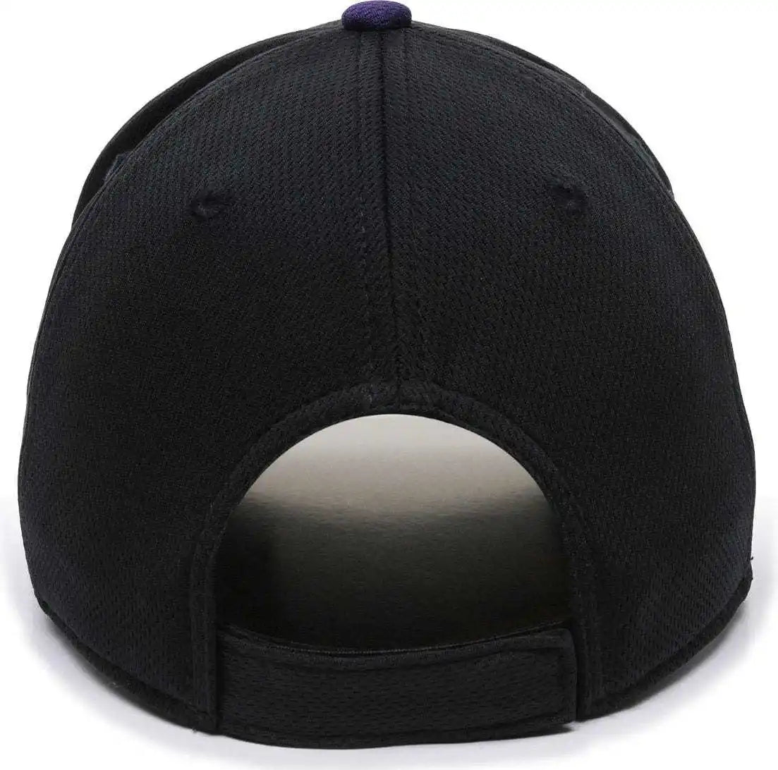 Oc Sports Mlb-350 Mlb Polyester Baseball Adjustable Cap - Colorado Rockies Home & Road - Black / 6 3/8’’ - 7’’