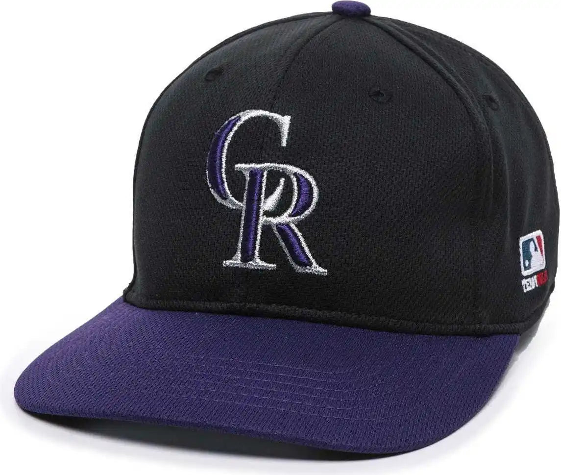 Oc Sports Mlb-350 Mlb Polyester Baseball Adjustable Cap - Colorado Rockies Alternate
