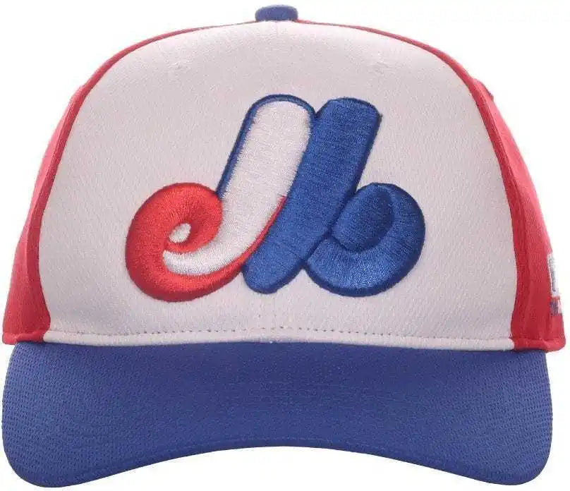 Oc Sports Mlb-350 Mlb Polyester Baseball Adjustable Cap - Montreal Expos Legacy - White Red / 6 3/8’’ - 7’’