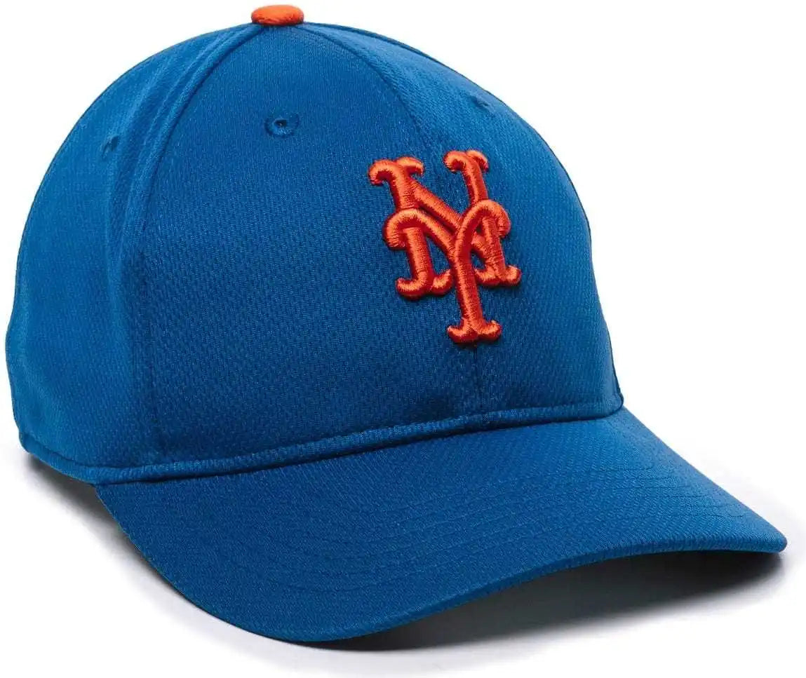 Oc Sports Mlb-350 Mlb Polyester Baseball Adjustable Cap - New York Mets Home &amp; Road - Royal / 6 3/8’’ - 7’’