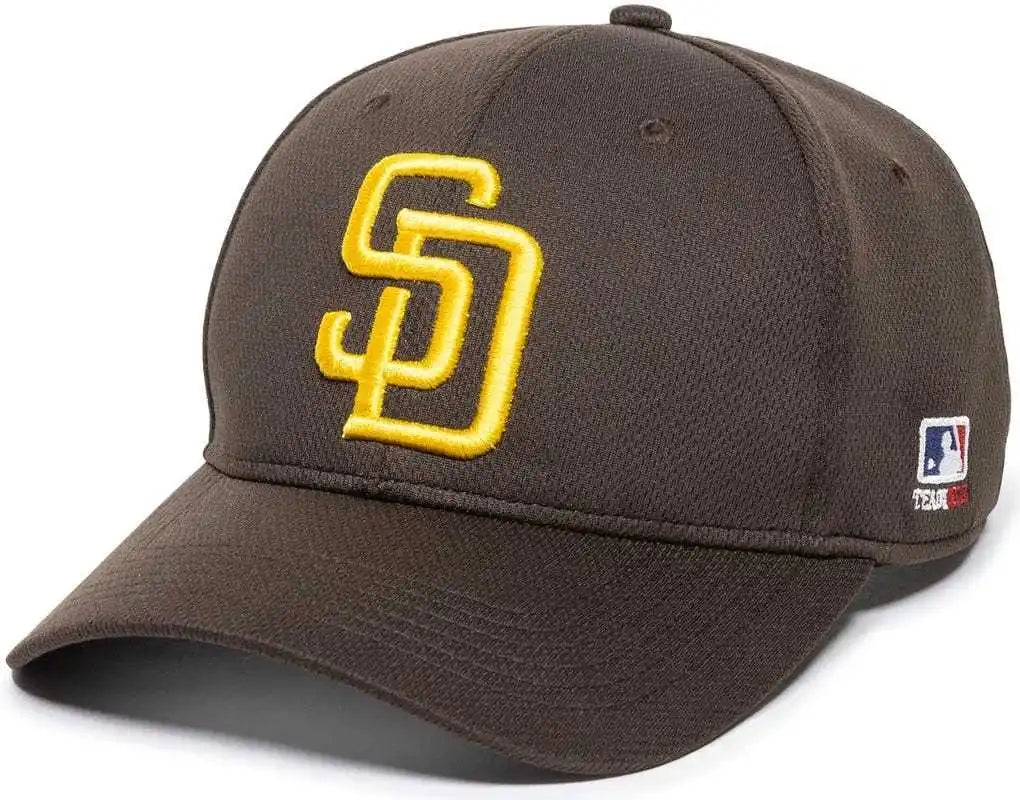 Oc Sports Mlb 350 Polyester Baseball Adjustable Cap San Diego Padres Home