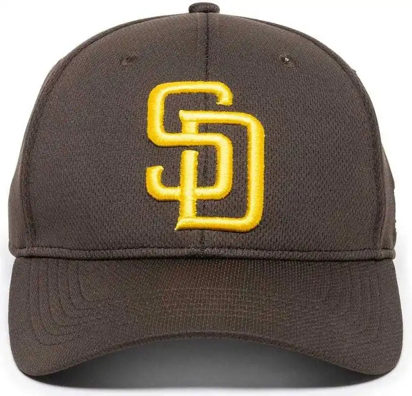 Oc Sports Mlb 350 Polyester Baseball Adjustable Cap San Diego Padres Home