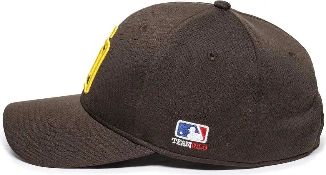 Oc Sports Mlb 350 Polyester Baseball Adjustable Cap San Diego Padres Home