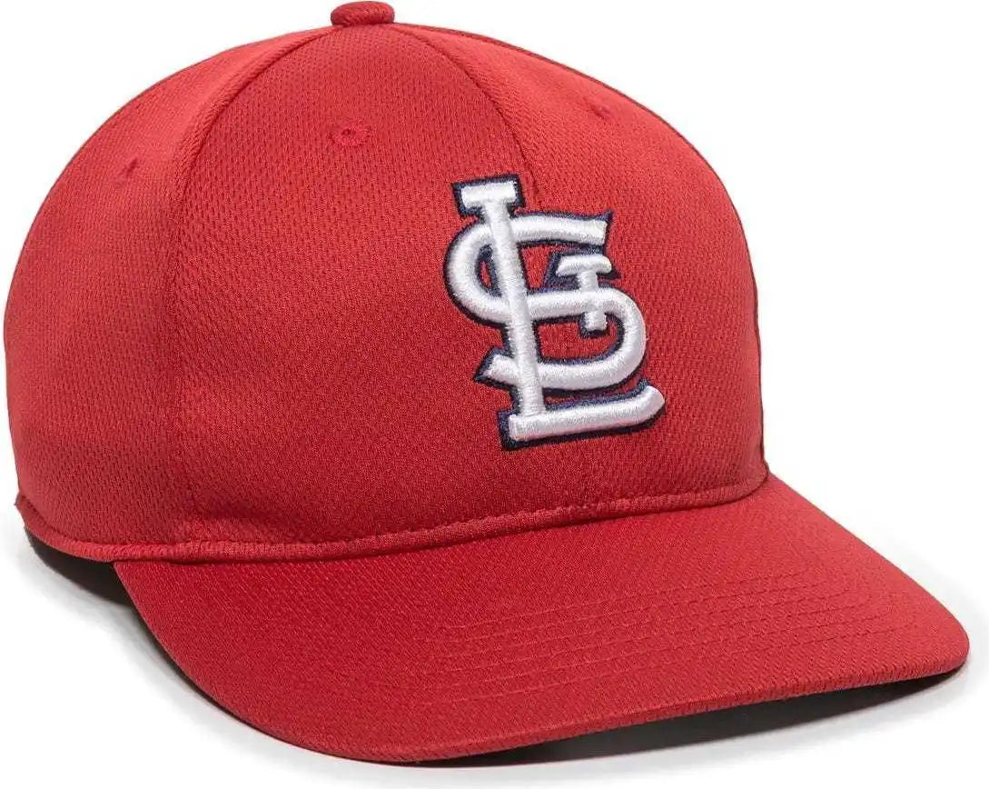 Oc Sports Mlb-350 Mlb Polyester Baseball Adjustable Cap - St. Louis Cardinals Home &amp; Road - Red / 6 3/8’’ - 7’’