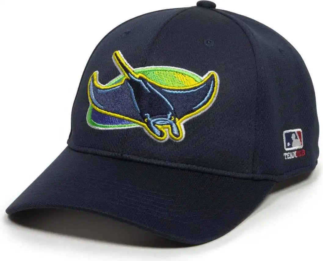 Oc Sports Mlb-350 Mlb Polyester Baseball Adjustable Cap - Tampa Bay Rays Legacy