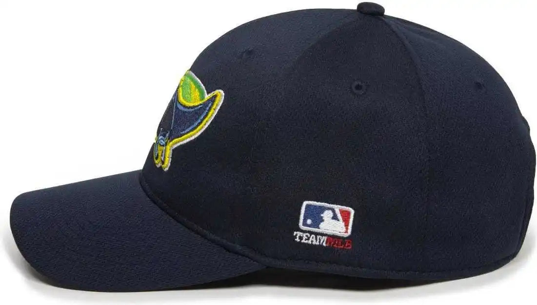 Oc Sports Mlb-350 Mlb Polyester Baseball Adjustable Cap - Tampa Bay Rays Legacy