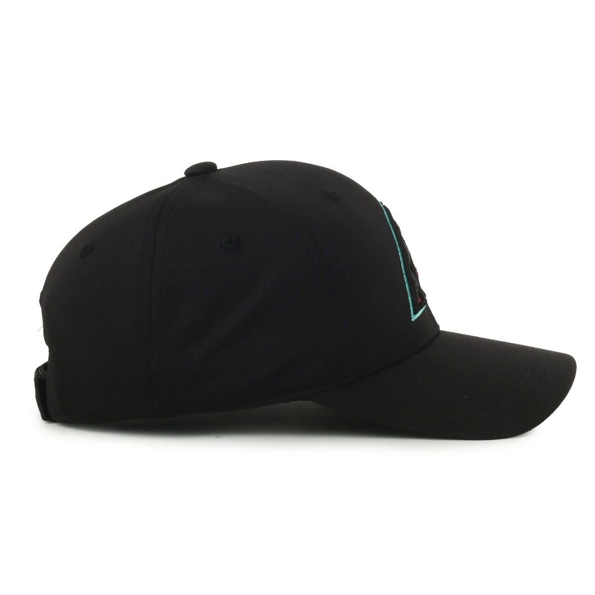 Oc Sports Mlb-350 Mlb Polyester Baseball Adjustable Cap - Arizona Diamondbacks Black/teal