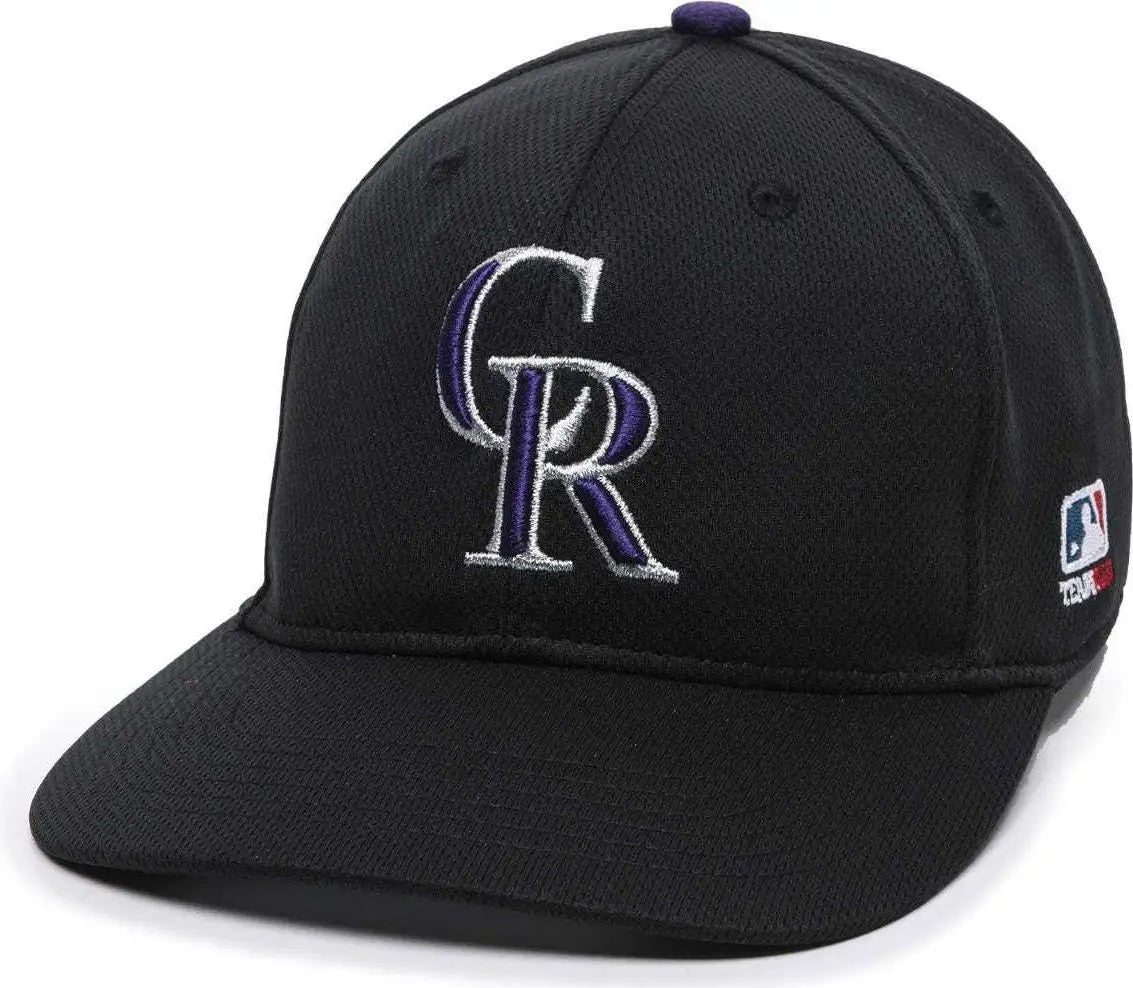 Oc Sports Mlb-350 Mlb Polyester Baseball Adjustable Cap - Colorado Rockies Home & Road