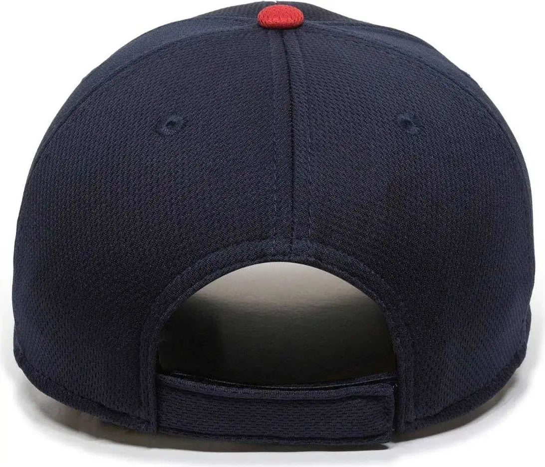 Oc Sports Mlb-350 Mlb Polyester Baseball Adjustable Cap - Washington Nationals Road - Navy Red / 6 3/8’’ - 7’’