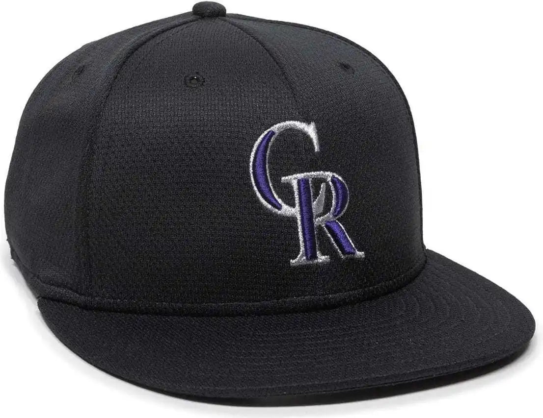 Oc Sports Mlb-400 Mlb Mesh Baseball Cap - Colorado Rockies Home &amp; Road - Black / 6 3/8’’ - 7’’
