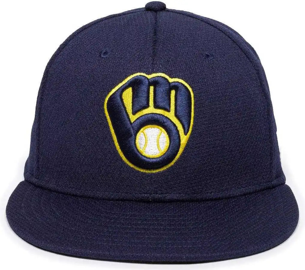 Oc Sports Mlb 400 Mesh Baseball Cap Milwaukee Brewers Home and Road