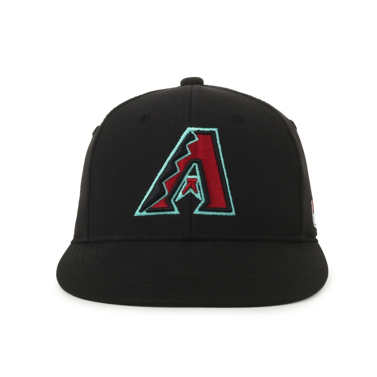 Oc Sports Mlb-450 Performance Baseball Cap - Arizona Diamondbacks Black Teal