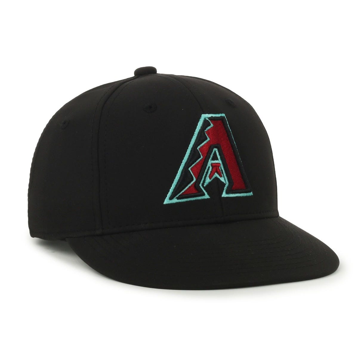 Oc Sports Mlb-450 Performance Baseball Cap - Arizona Diamondbacks Black Teal