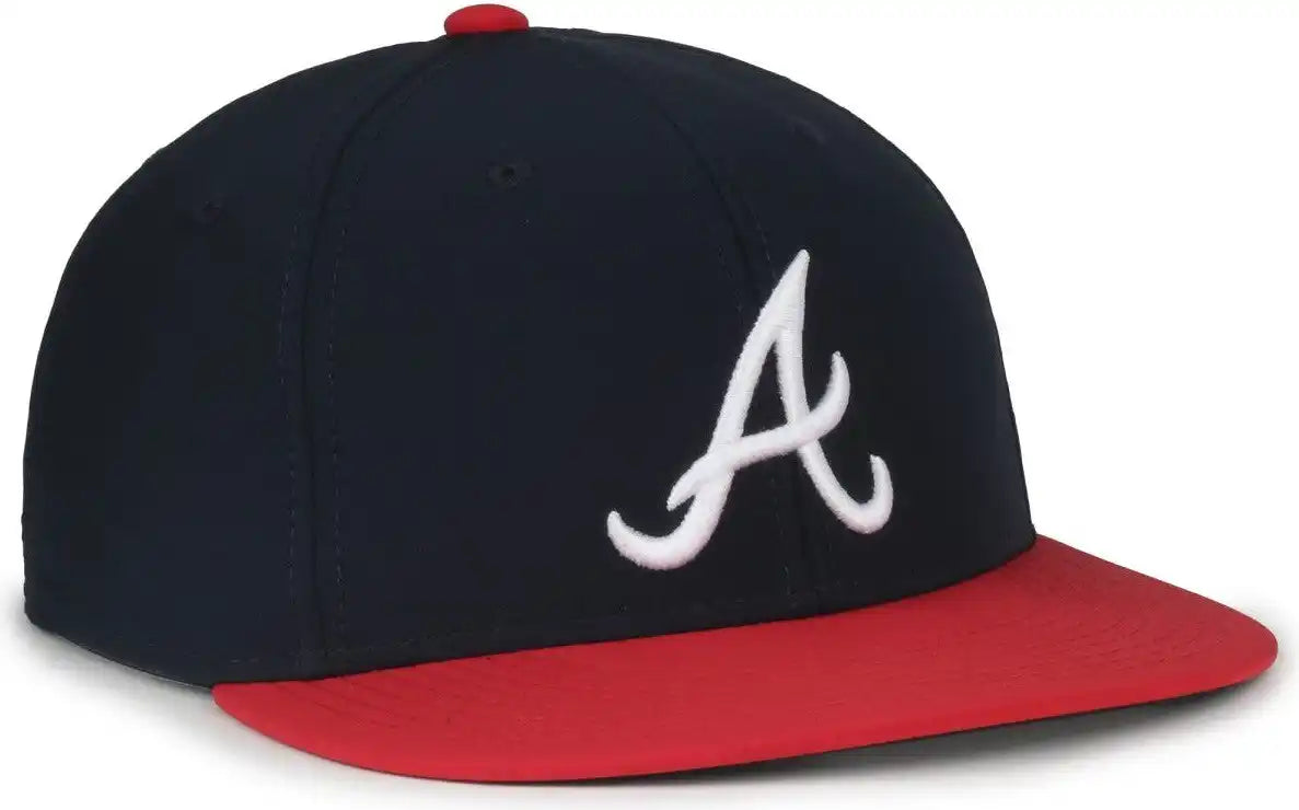 Oc Sports Mlb-450 Performance Baseball Cap - Atlanta Braves - Navy Red / 6 3/8’’ - 7’’