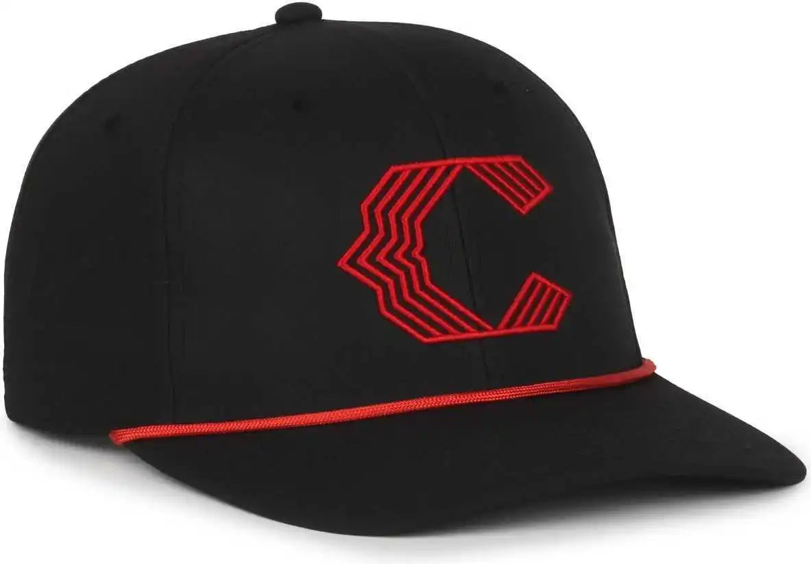 Oc Sports Mlb-550cc City Connect Series - Cincinnati Reds - Black / 6 3/8’’ - 7’’