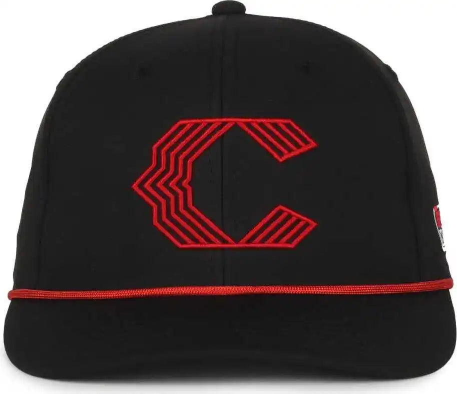 Oc Sports Mlb-550cc City Connect Series - Cincinnati Reds - Black / 6 3/8’’ - 7’’