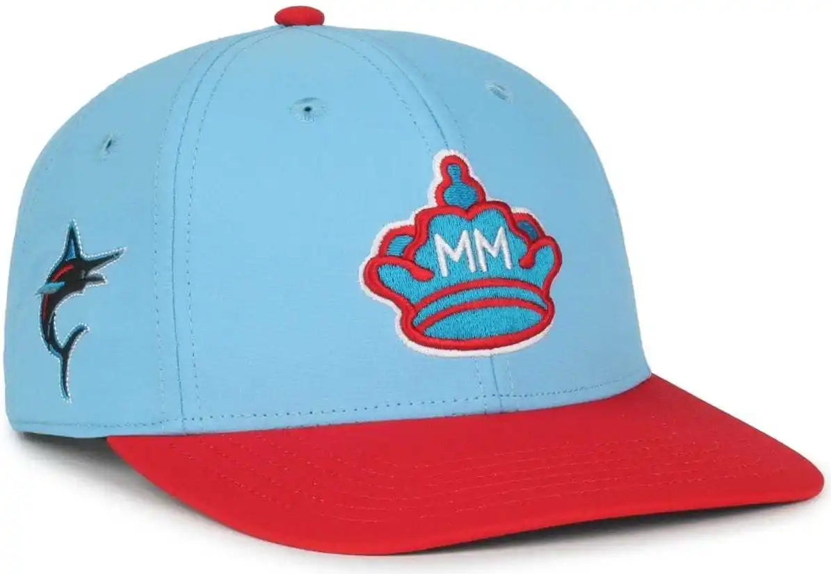 Oc Sports Mlb-550cc City Connect Series - Miami Marlins - Blue Red / 6 3/8’’ - 7’’