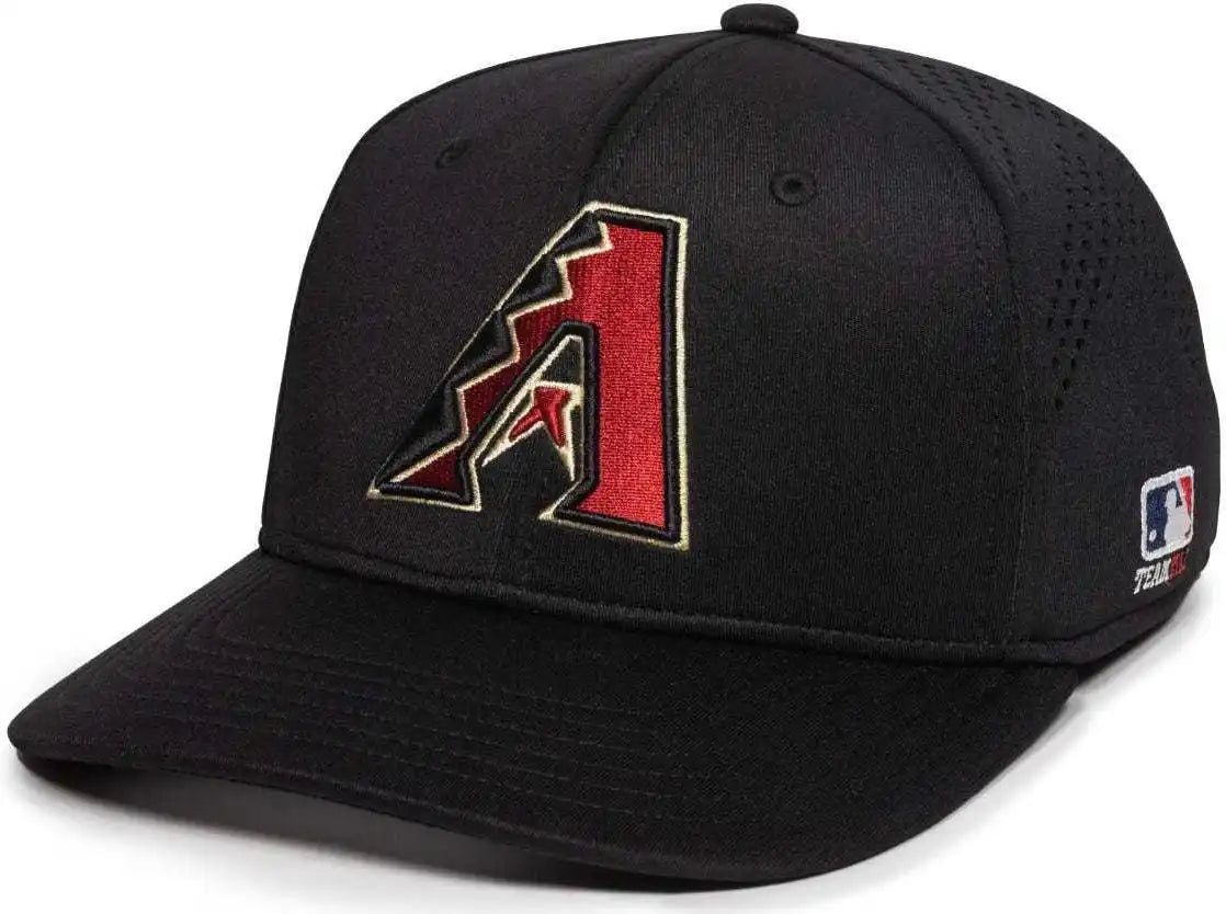 Oc Sports Mlb-600 Perforated Stretchfit Baseball Cap - Arizona Diamondbacks