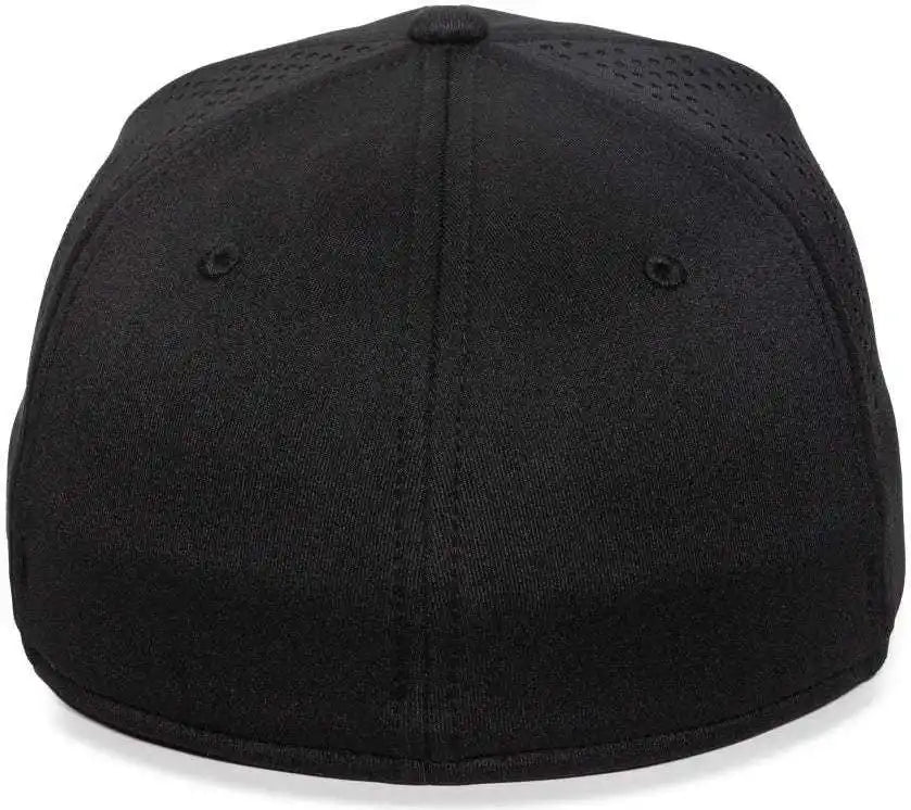 Oc Sports Mlb-600 Perforated Stretchfit Baseball Cap - Arizona Diamondbacks - Black / S/m