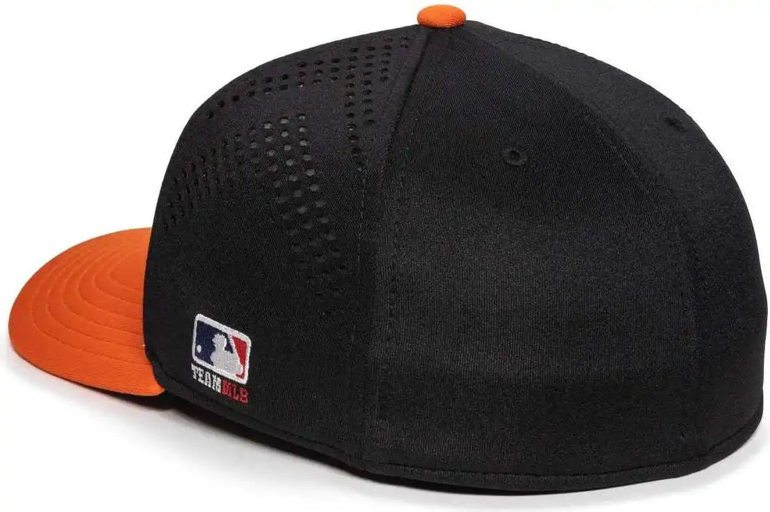Oc Sports Mlb-600 Perforated Stretchfit Baseball Cap - Baltimore Orioles