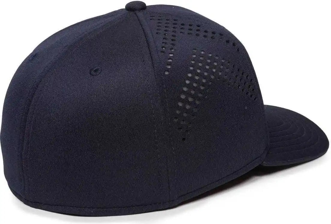 Oc Sports Mlb-600 Perforated Stretchfit Baseball Cap - Boston Red Sox