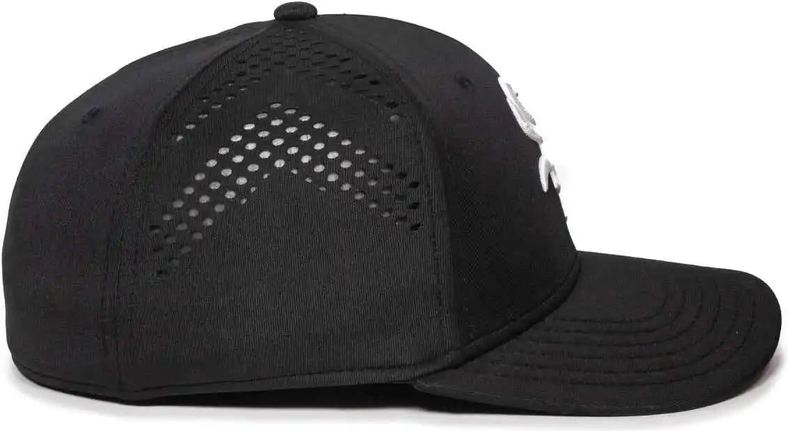 Oc Sports Mlb-600 Perforated Stretchfit Baseball Cap - Chicago White Sox