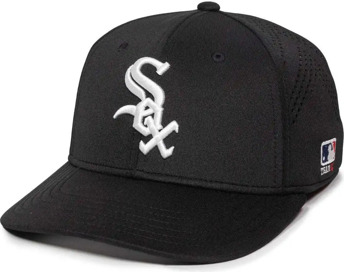 Oc Sports Mlb-600 Perforated Stretchfit Baseball Cap - Chicago White Sox