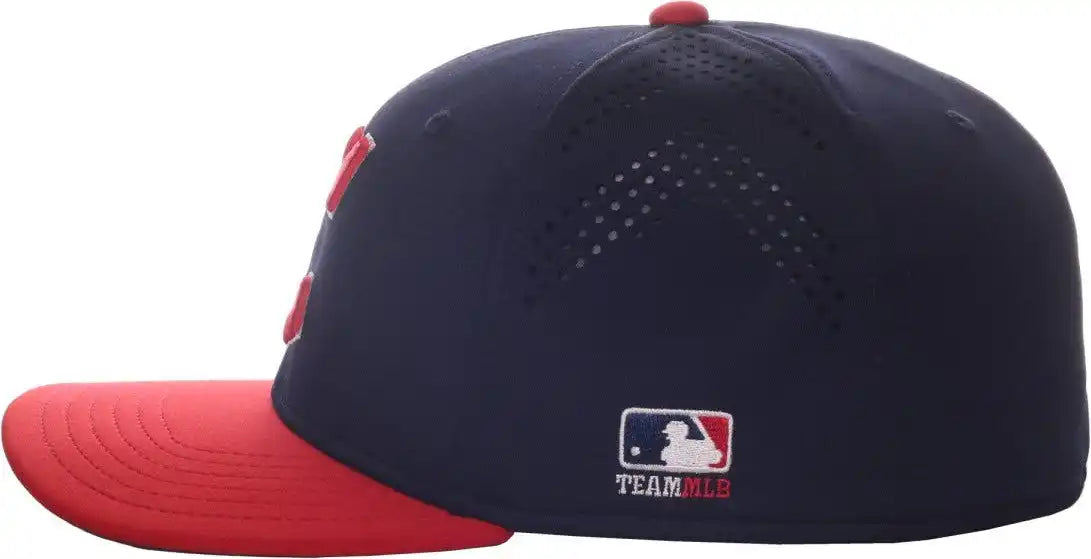 Oc Sports Mlb-600 Perforated Stretchfit Baseball Cap - Cleveland Guardians
