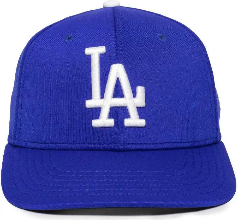 Oc Sports Mlb-600 Perforated Stretchfit Baseball Cap - Los Angeles Dodgers