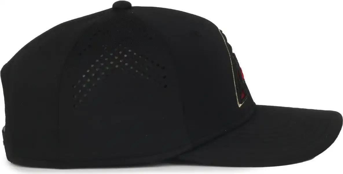 Oc Sports Mlb-650 Performance Snapback Baseball Cap - Arizona Diamondbacks - Black / one Size Fits Most