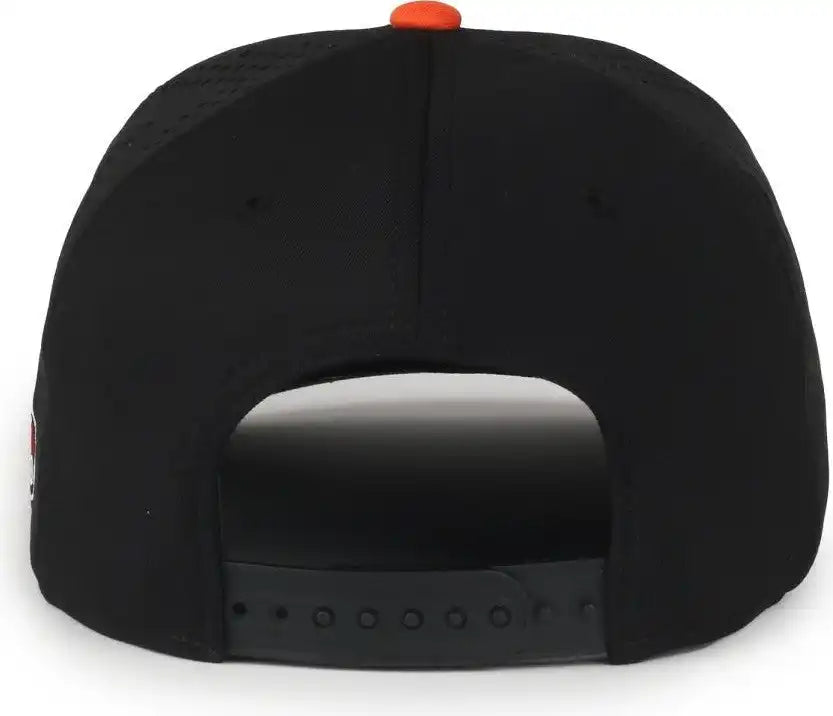Oc Sports Mlb-650 Performance Snapback Baseball Cap - Baltimore Orioles - Black Orange / one Size Fits Most