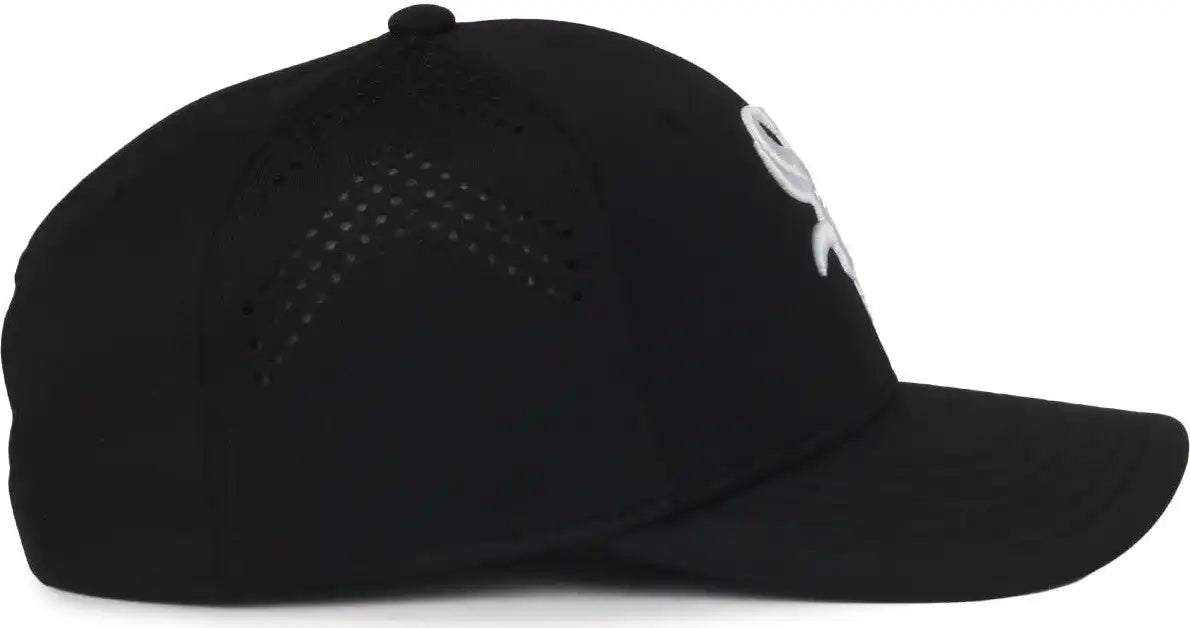 Oc Sports Mlb-650 Performance Snapback Baseball Cap - Chicago White Sox - Black / one Size Fits Most