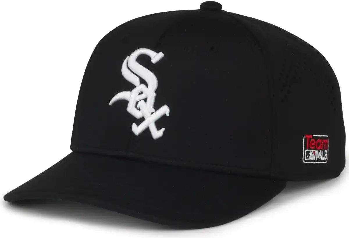 Oc Sports Mlb-650 Performance Snapback Baseball Cap - Chicago White Sox - Black / one Size Fits Most
