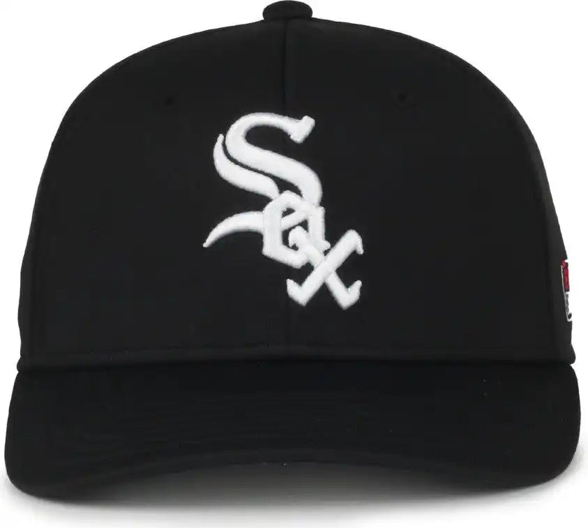Oc Sports Mlb-650 Performance Snapback Baseball Cap - Chicago White Sox - Black / one Size Fits Most