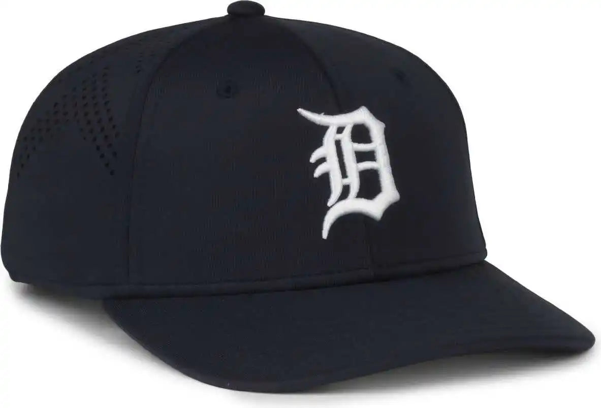Oc Sports Mlb-650 Performance Snapback Baseball Cap - Detroit Tigers - Navy / one Size Fits Most