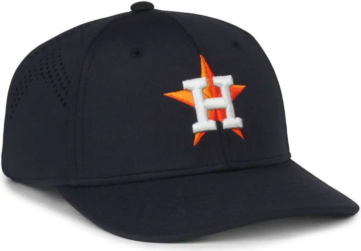 Oc Sports Mlb-650 Performance Snapback Baseball Cap - Houston Astros - Navy / one Size Fits Most
