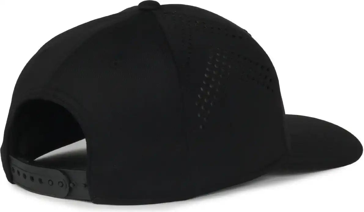 Oc Sports Mlb-650 Performance Snapback Baseball Cap - Miami Marlins - Black / one Size Fits Most