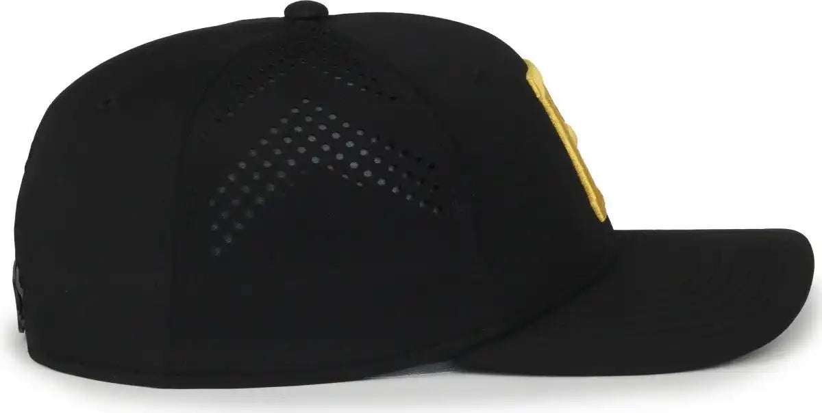 Oc Sports Mlb-650 Performance Snapback Baseball Cap - Pittsburgh Pirates - Black / one Size Fits Most