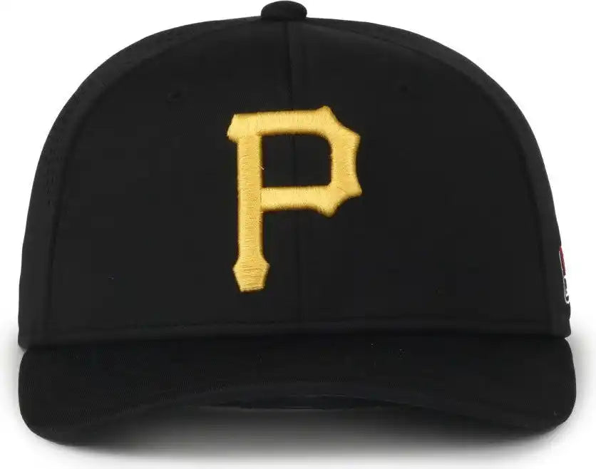 Oc Sports Mlb-650 Performance Snapback Baseball Cap - Pittsburgh Pirates - Black / one Size Fits Most