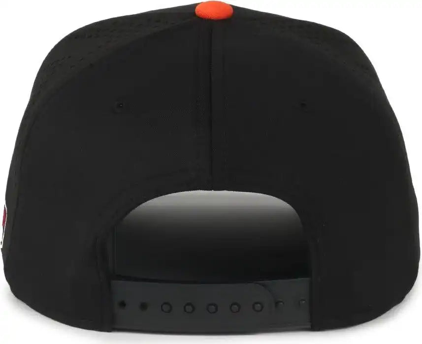 Oc Sports Mlb-650 Performance Snapback Baseball Cap - San Francisco Giants - Black / one Size Fits Most