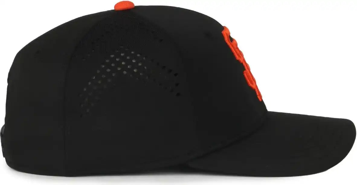 Oc Sports Mlb-650 Performance Snapback Baseball Cap - San Francisco Giants - Black / one Size Fits Most