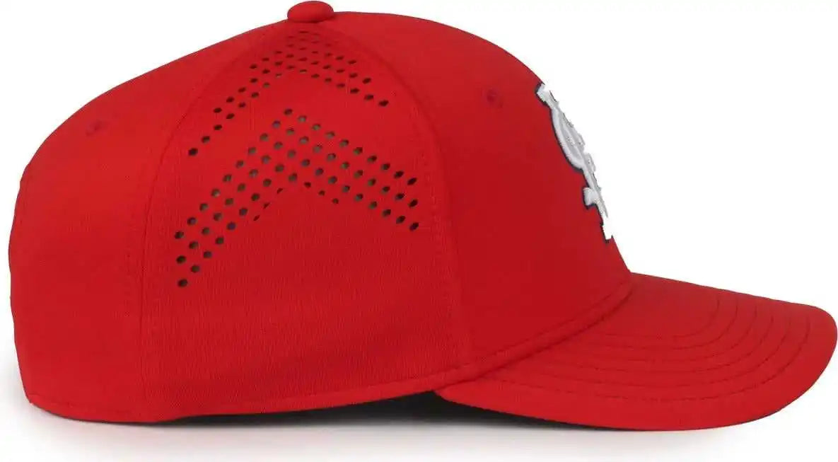 Oc Sports Mlb-650 Performance Snapback Baseball Cap - St. Louis Cardinals - Red / one Size Fits Most