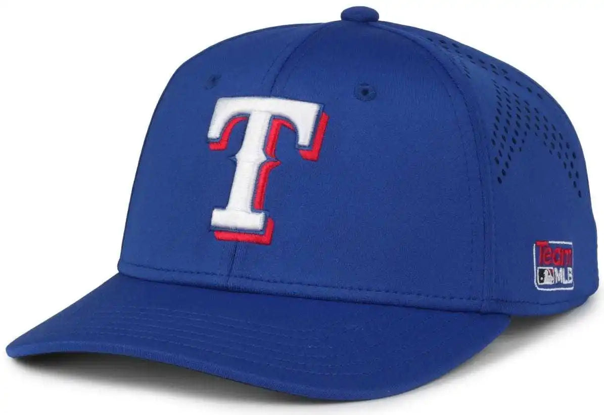 Oc Sports Mlb-650 Performance Snapback Baseball Cap - Texas Rangers - Royal / one Size Fits Most