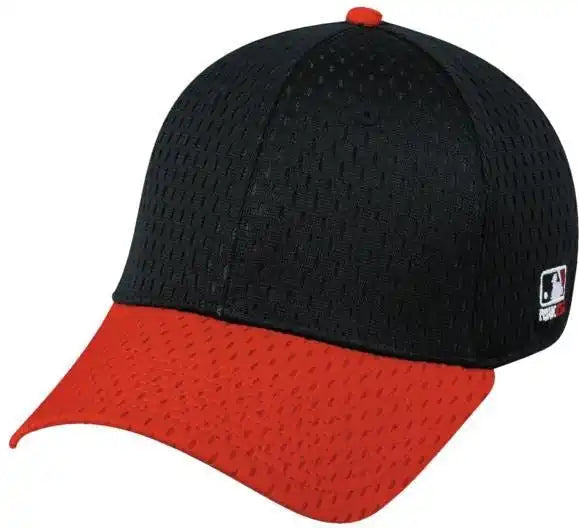 Oc Sports Mlb-805 Adjustable Cap - Black Red - 6 3/8’’ - 3/4’’