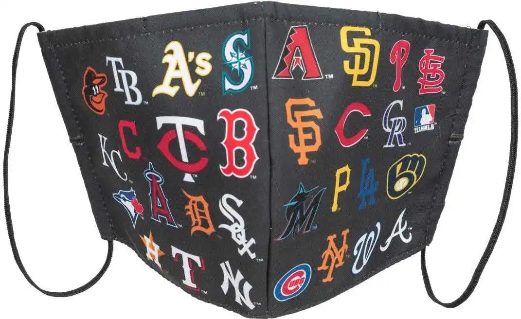 Oc Sports Mlb-fm Mlb Face Mask - Teams Logos - Major League Baseball Black 1mlb / Youth