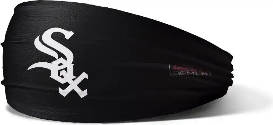 Oc Sports Mlb-hb Official Mlb Headband - Chicago White Sox - Black / one Size Fits Most