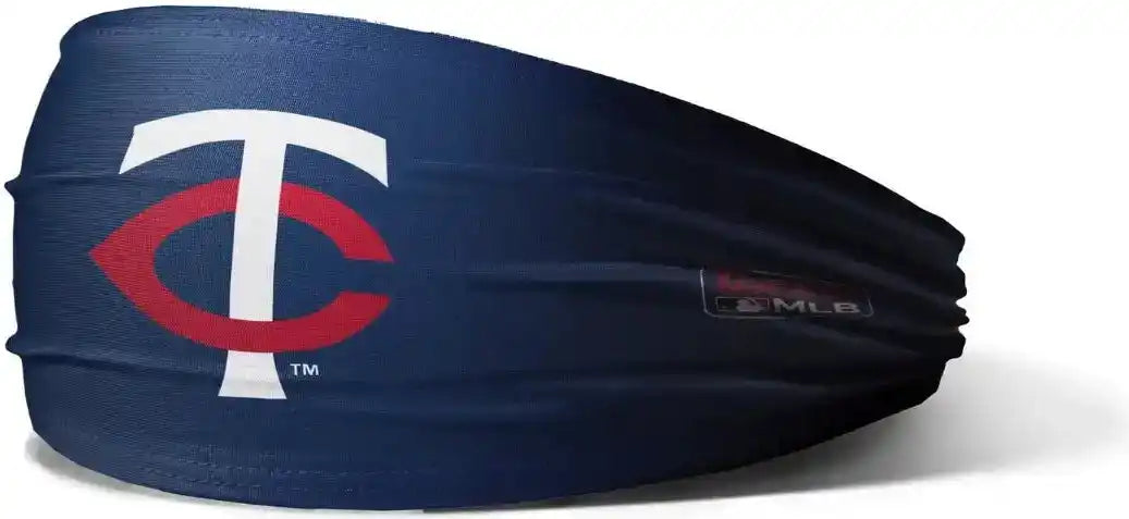 Oc Sports Mlb-hb Official Mlb Headband - Minnesota Twins - Navy / one Size Fits Most