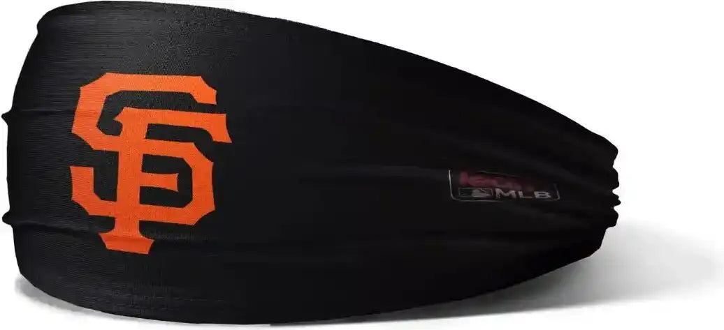 Oc Sports Mlb-hb Official Mlb Headband - San Francisco Giants - Black / one Size Fits Most
