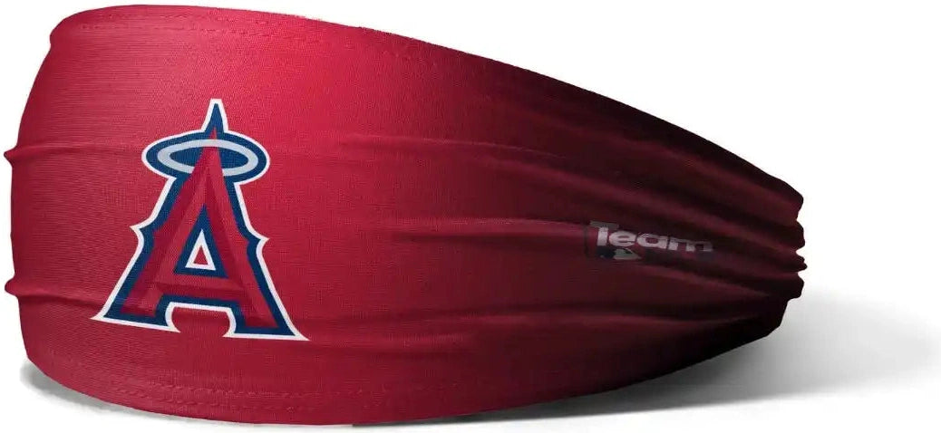 Oc Sports Mlb-hb Official Mlb Youth Headband - Los Angeles Angels - Red / one Size Fits Most