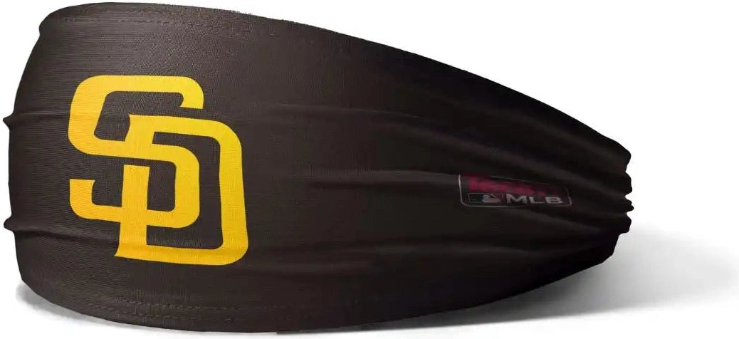 Oc Sports Mlb-hb Official Mlb Youth Headband - San Diego Padres - Brown / one Size Fits Most